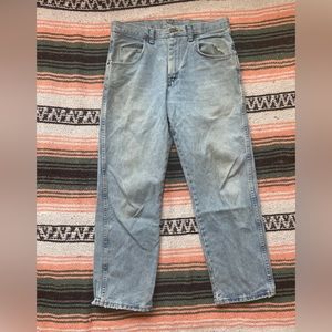 Vintage wranglers 32 x 30 light denim
